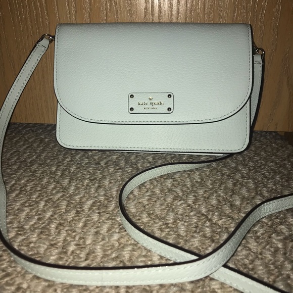 kate spade Handbags - Kate Spade Mint Green Crossbody Wallet Purse